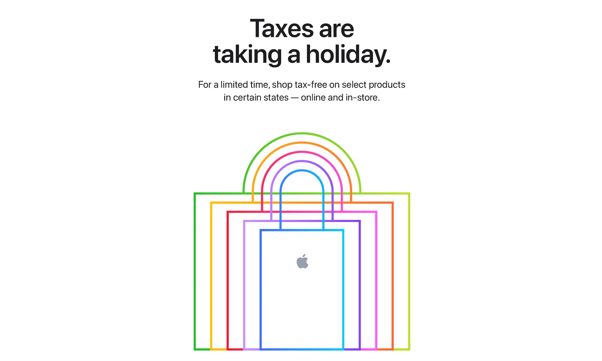 Apple Tax Holiday 2025