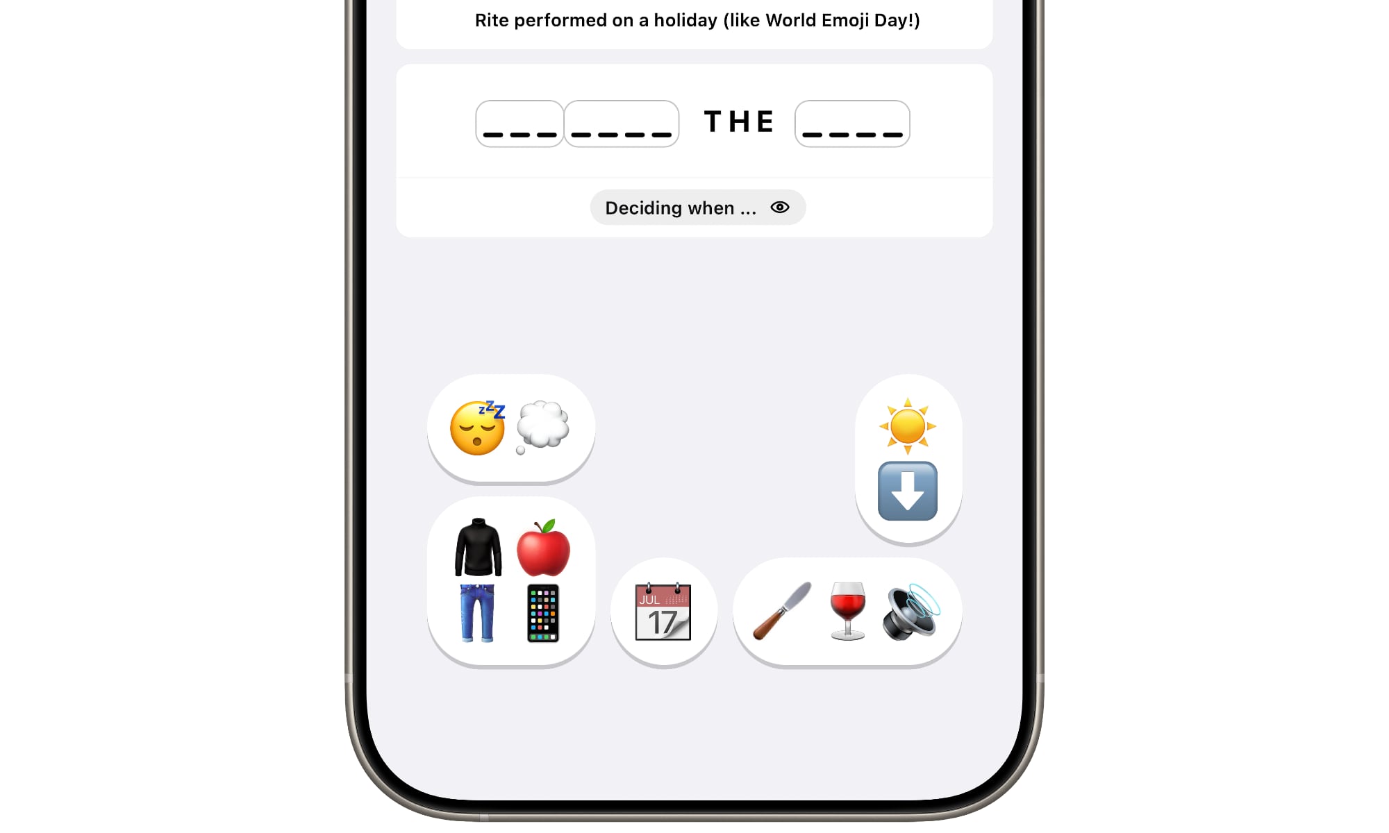 Emoji Game July 17 2025