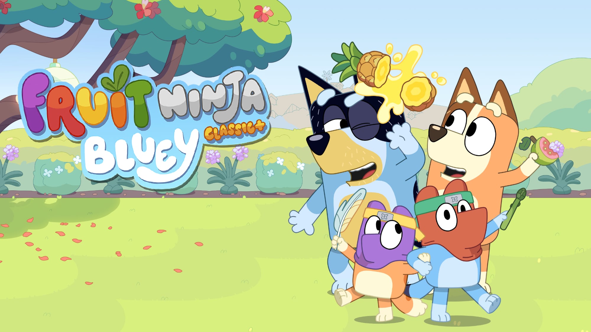 Fruit Ninja Bluey