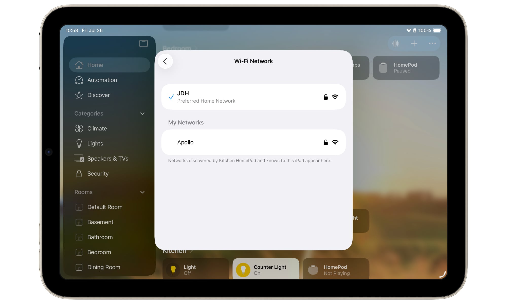 HomePod Software 26 Public Beta Change Wi Fi Network to Hotspot