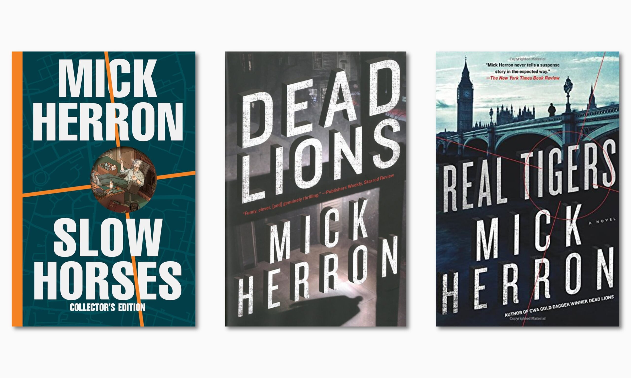 Slough House Book Covers Slow Horses Dead Lions Real Tigers
