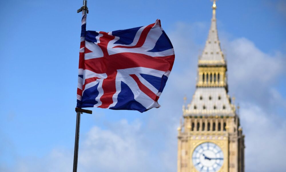 Union Jack UK flag Big Ben