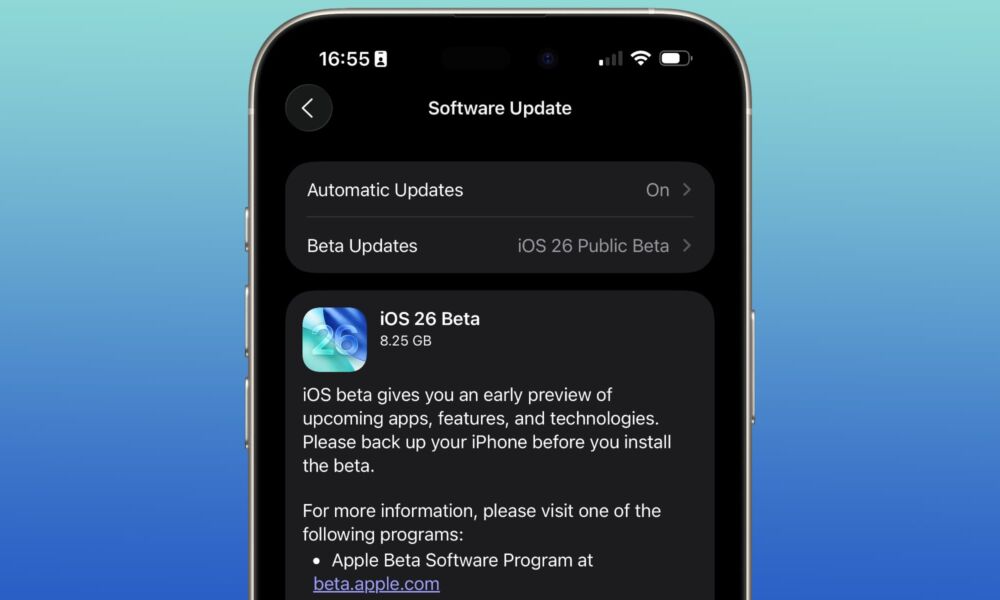 iOS 26 Public Beta One hero