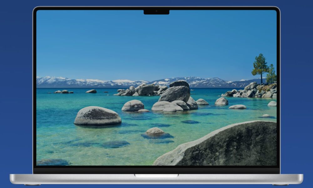 macOS Tahoe 26 Tahoe Day Wallpaper Hero