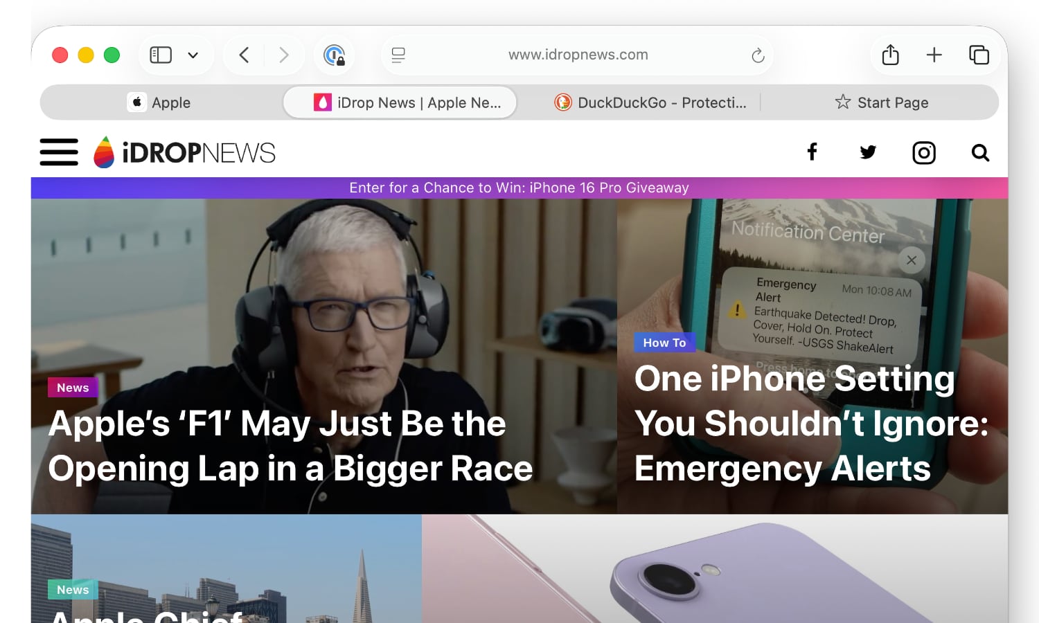 macOS Tahoe 26 beta 3 Safari tabs