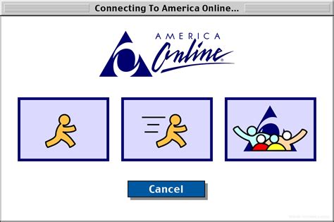 AOL Dial Up Screen