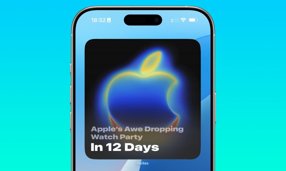 Apple Invites widget hero