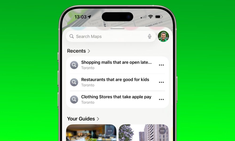 Apple Maps iOS 26 beta 5 natural language search hero