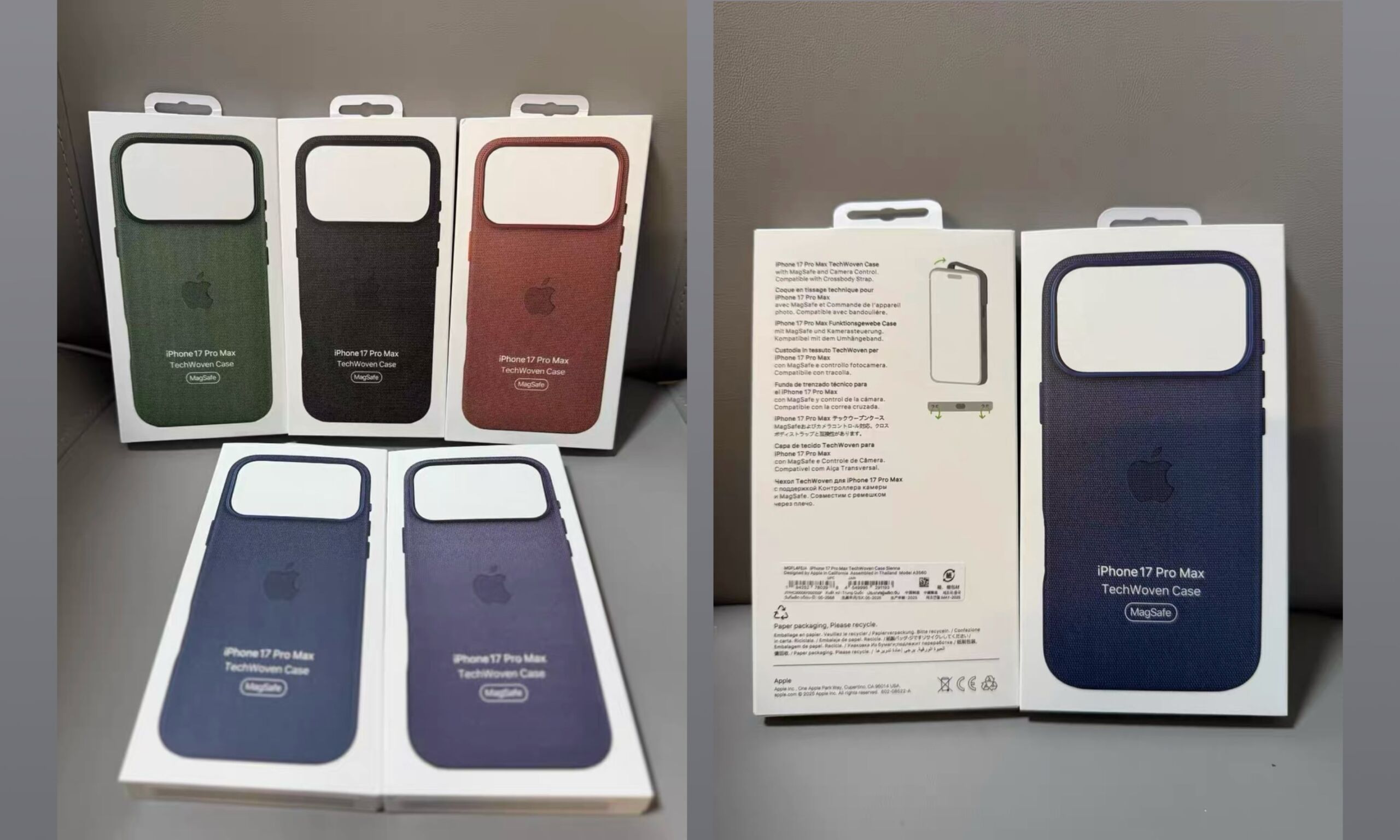 TechWoven cases rumor leak packaging