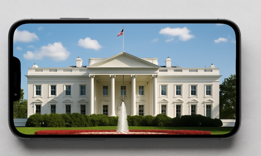 iPhone image of white house iPhone image of white house