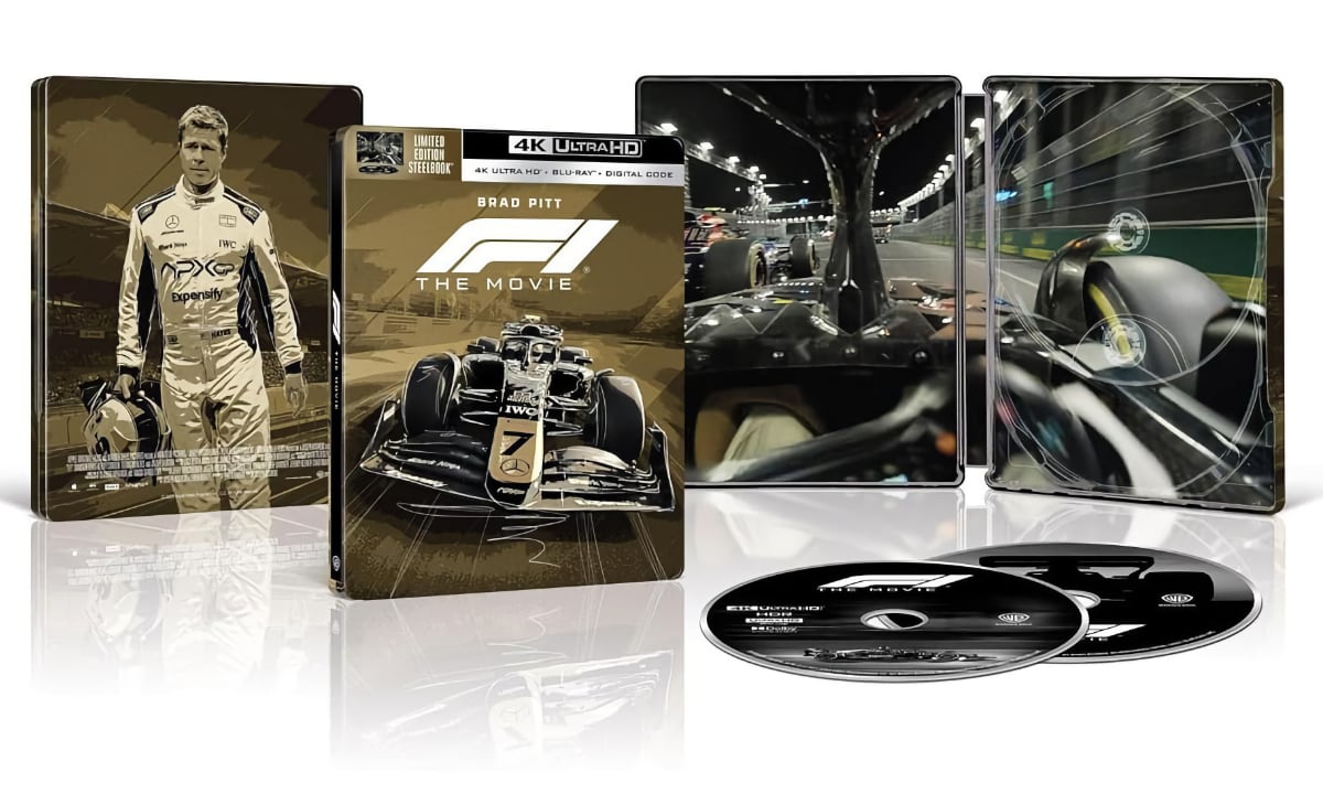 F1 The Movie Blu Ray Steelbook