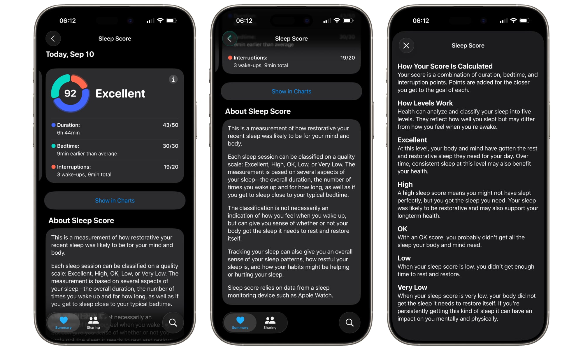 iOS 26 Sleep Score