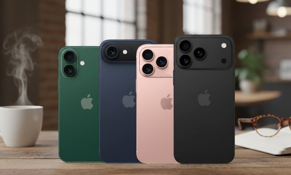 iPhone 17 family lifestyle concept