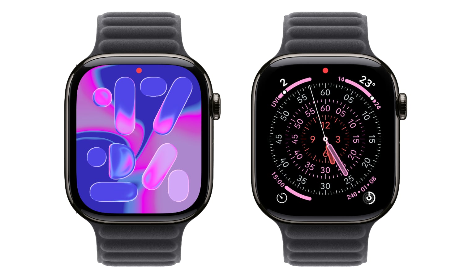 watchOS 26 Apple Watch Faces Flow and Exactograph