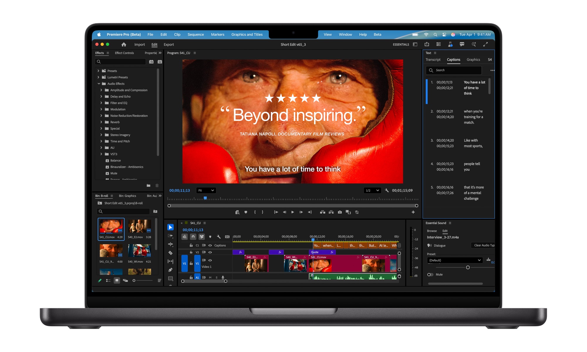 Apple MacBook Pro 14 in Adobe Premiere Pro 251015
