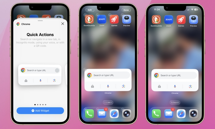 Chrome search widget 2