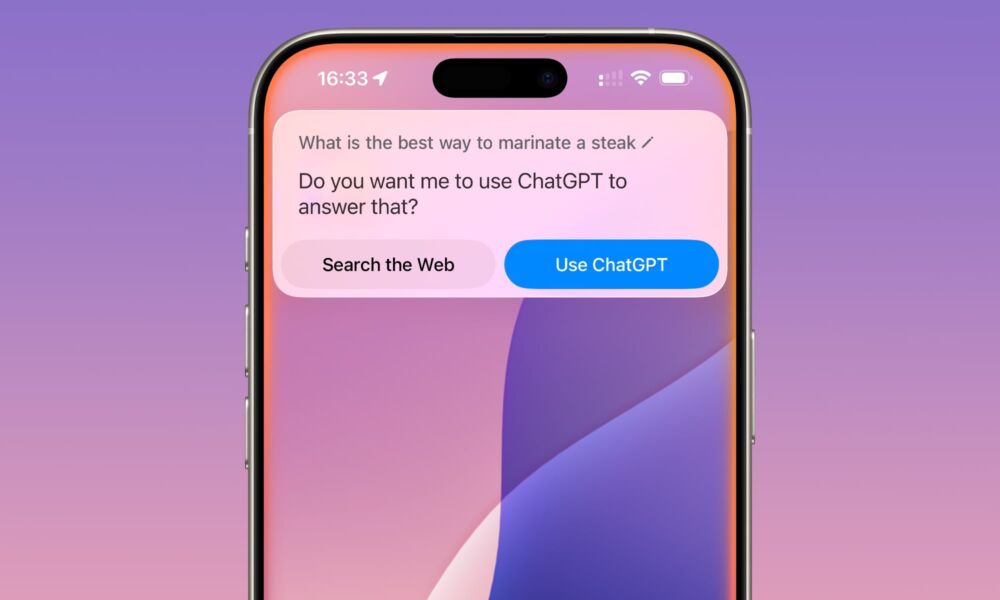 Siri Ask ChatGPT prompt hero