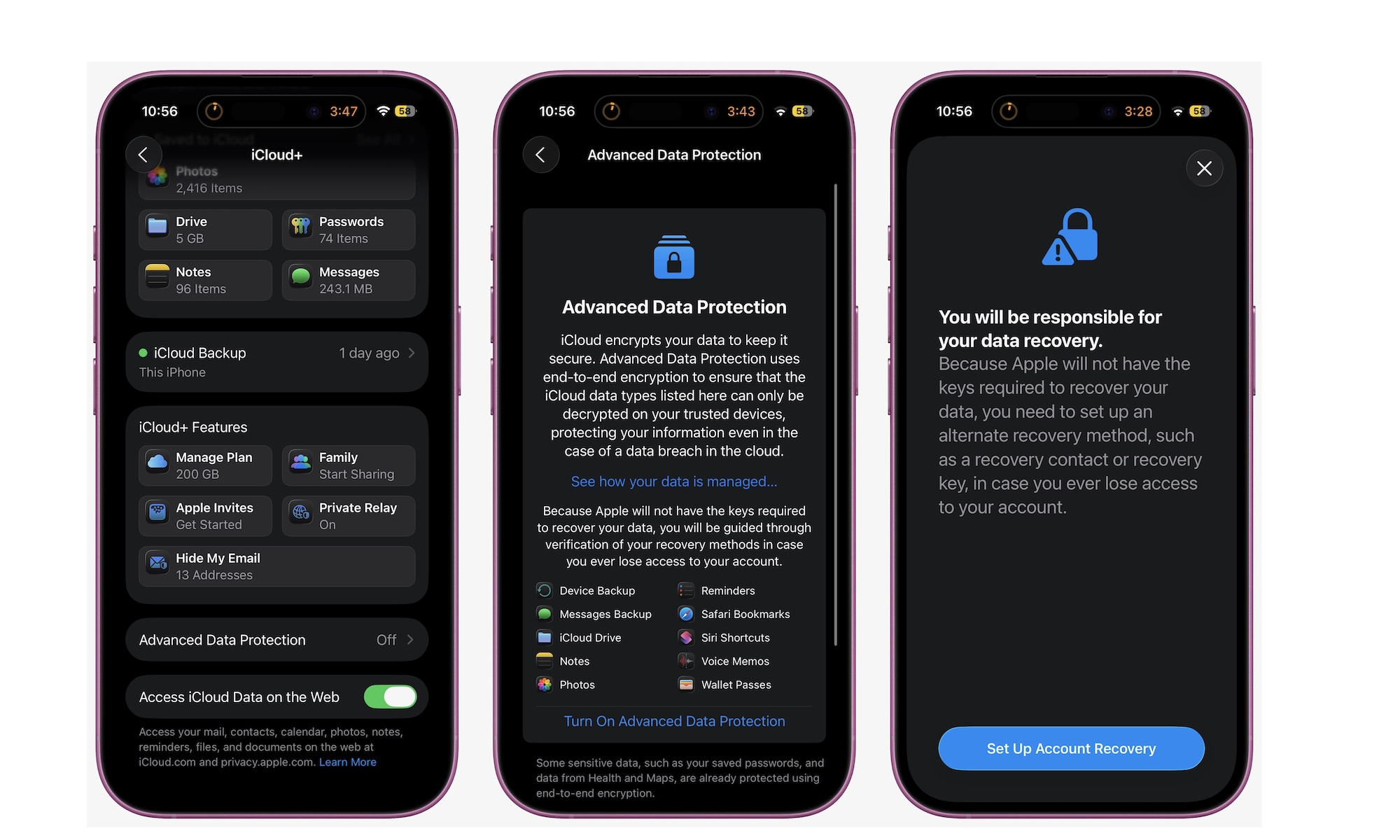 Turn On Advanced Data Protection iPhone