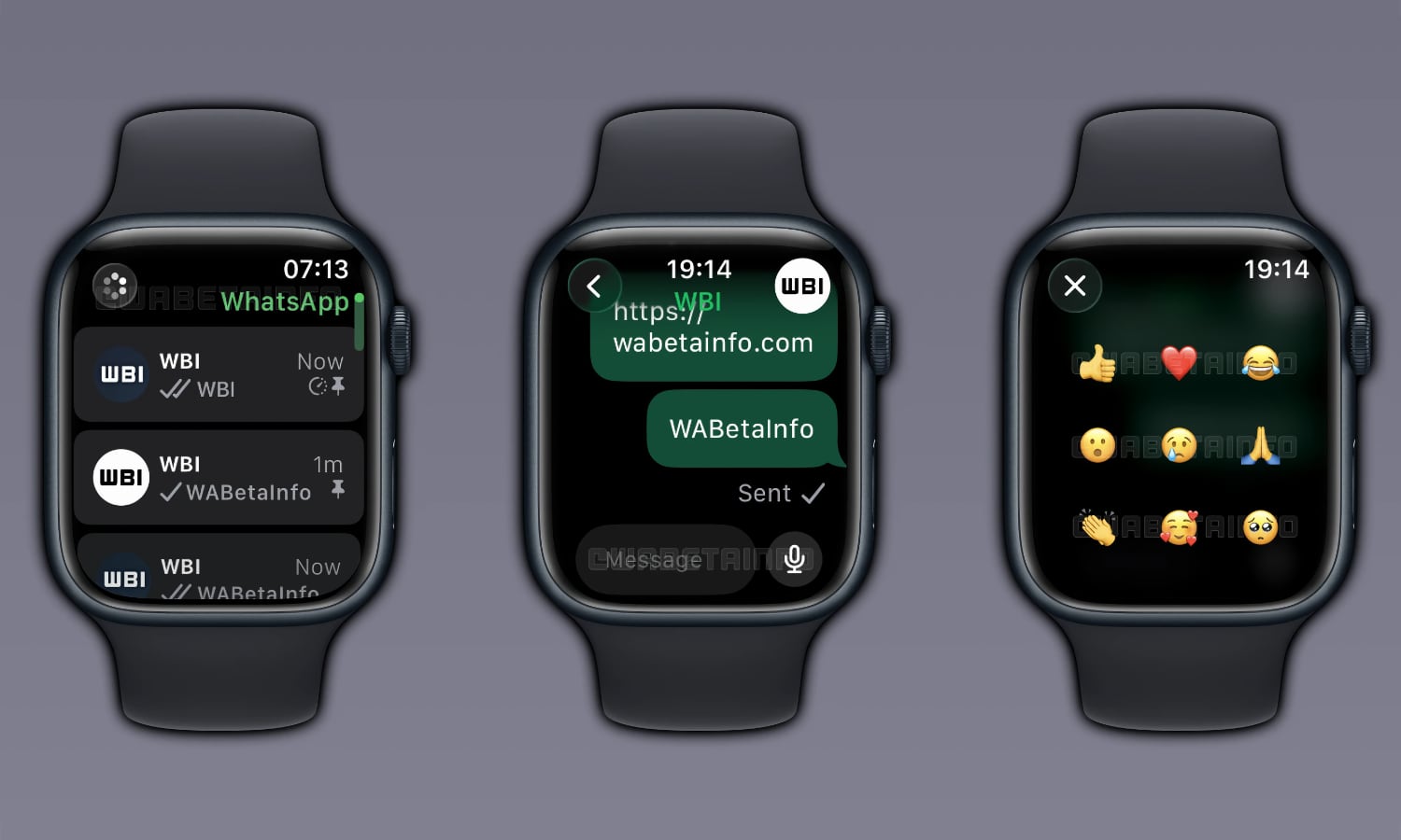 WhatsApp for Apple Watch beta WABetaInfo