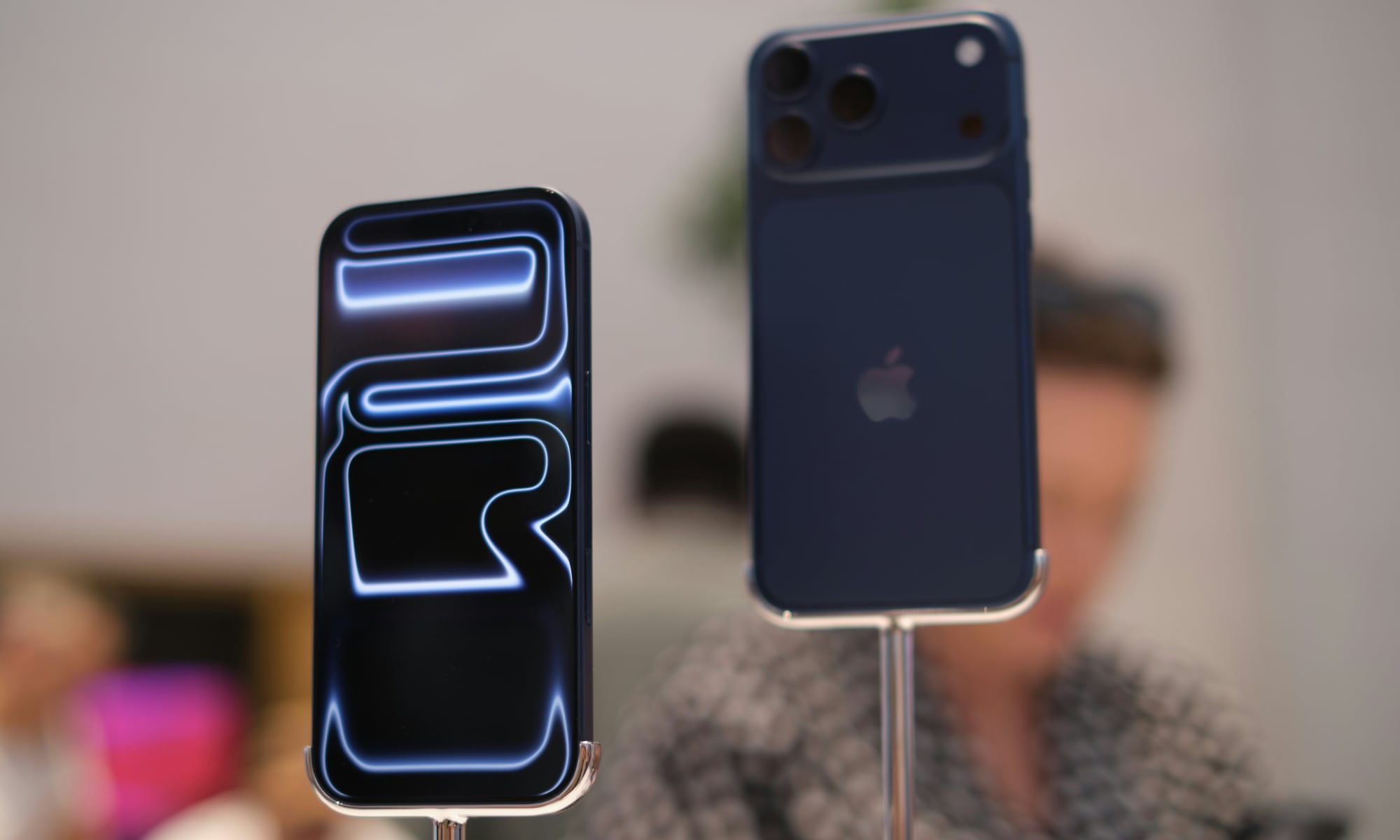 iPhone 17 Pro on display