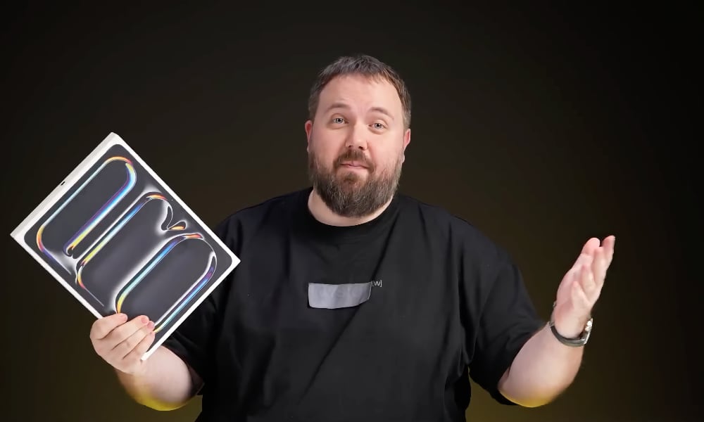 leaked M5 iPad Pro unboxing video Russia YouTube Wylsacom