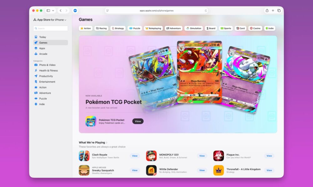 Apple App Store for the Web hero