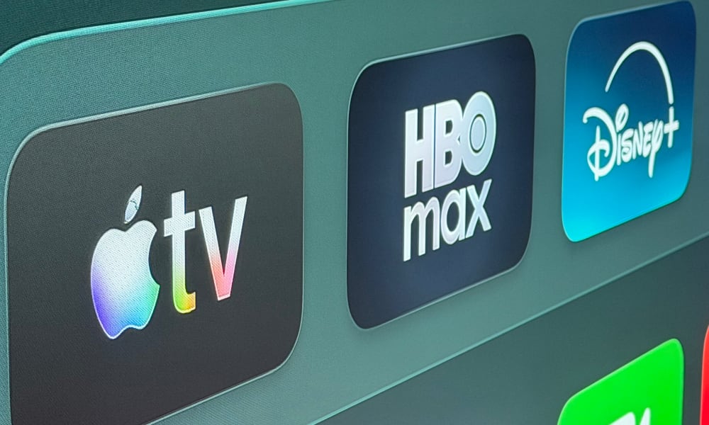 Apple TV HBO Max and Disney Plus on Apple TV