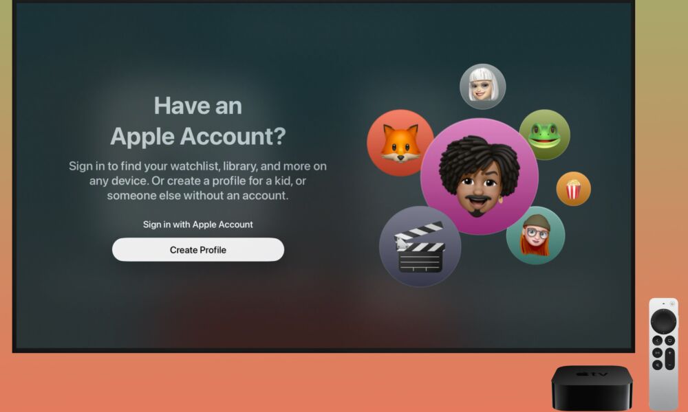 Apple TV tvOS 26.2 Create Profiles Kids Guests