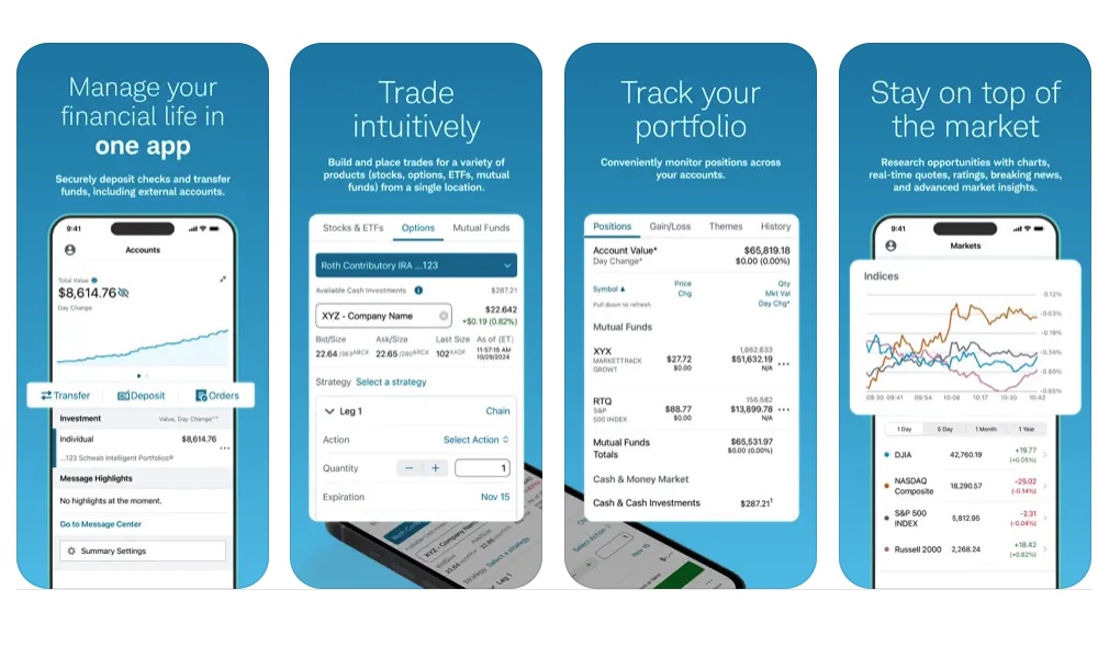 Schwab Mobile App Store