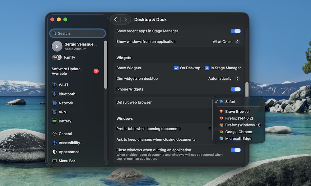 Set a Default Browser on Mac