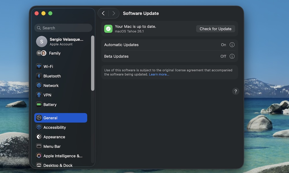 Software Update Mac