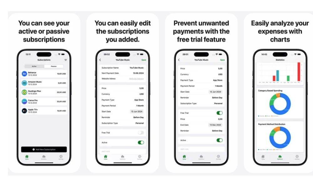 TrackMySubs App Store