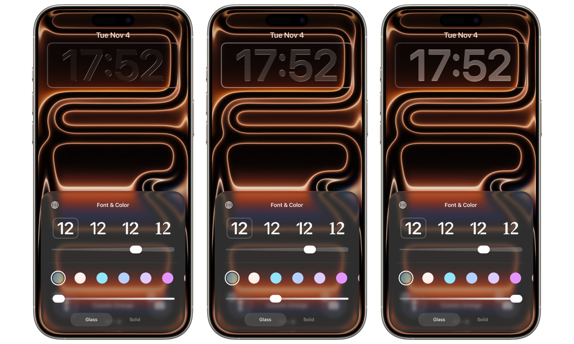 iOS 26.2 beta 1 Lock Screen Liquid Glass Slider
