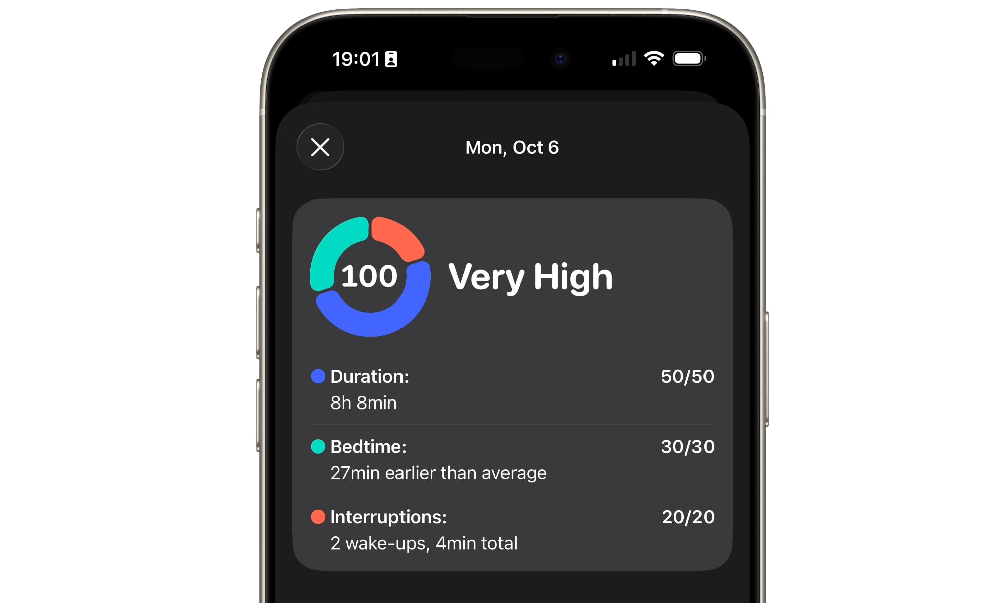 iOS 26.2 beta 1 Sleep Score
