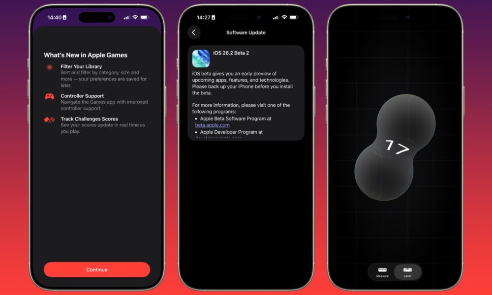 iOS 26.2 beta 2 hero