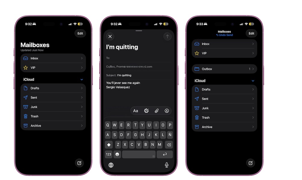 How to Unsend an Email Mail app iPhone
