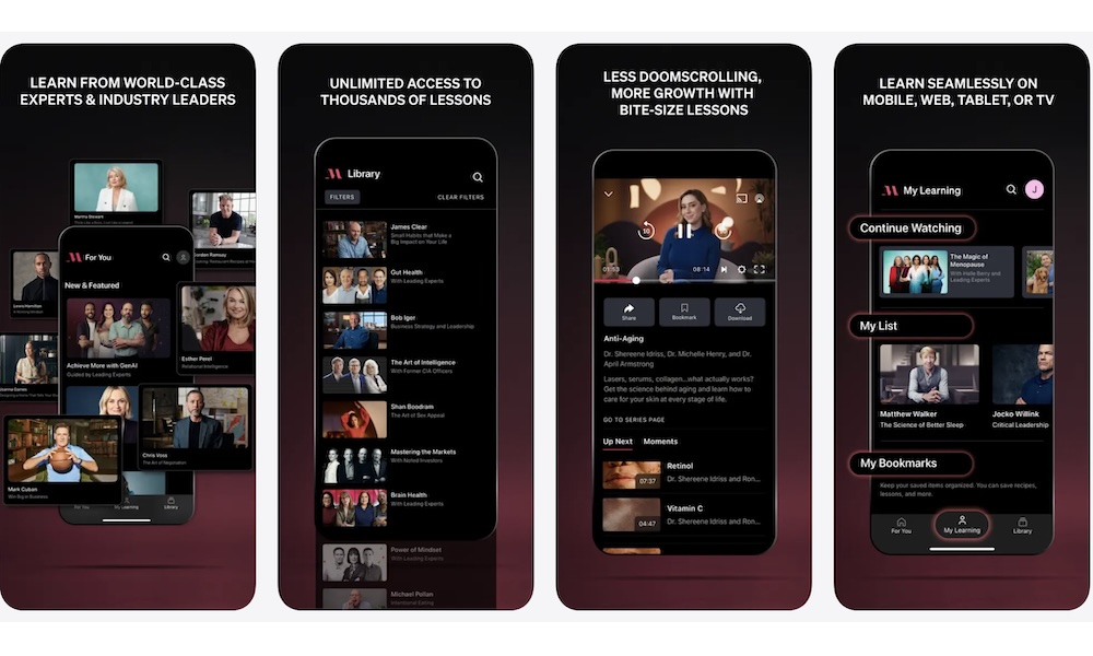 MasterClass App Store