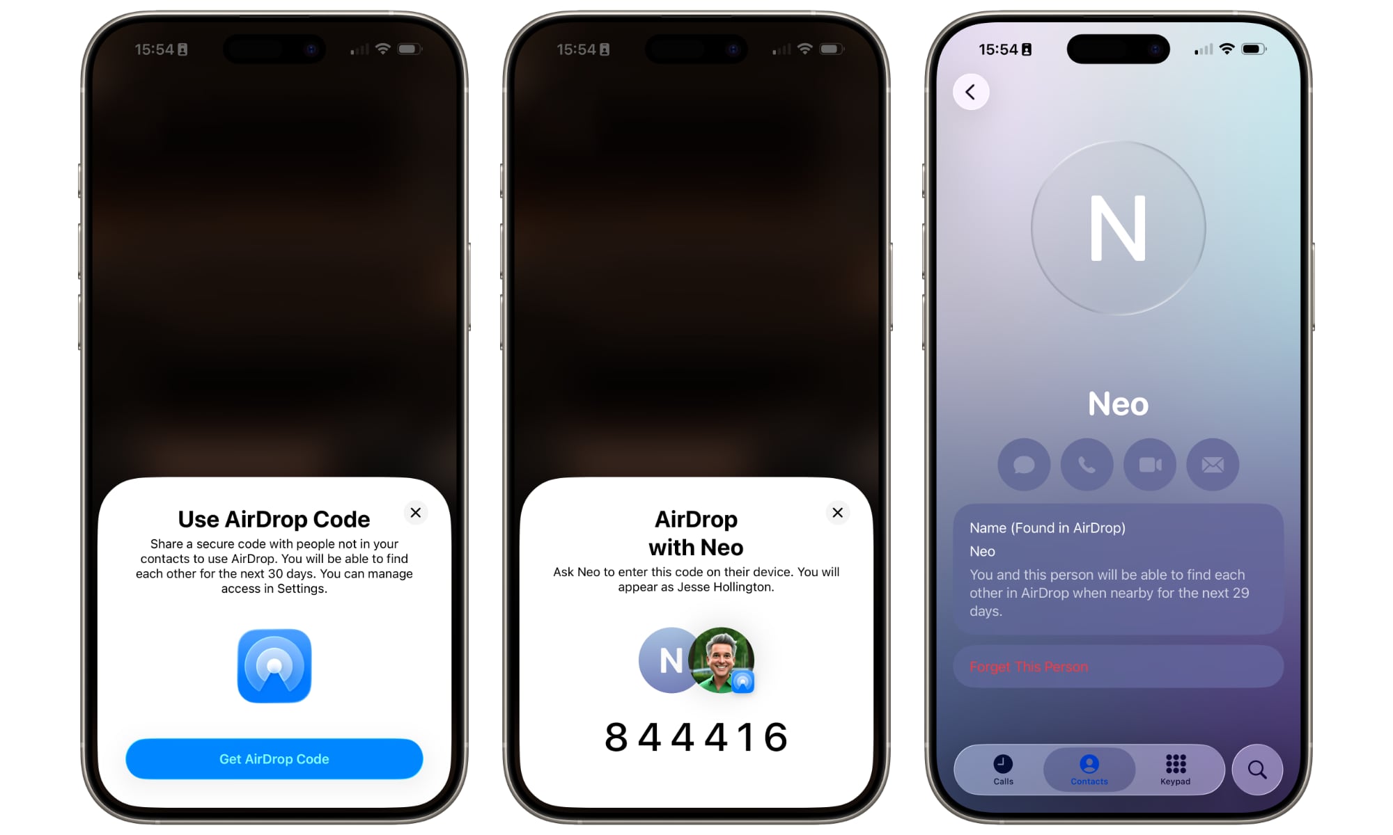 iOS 26.2 AirDrop Codes