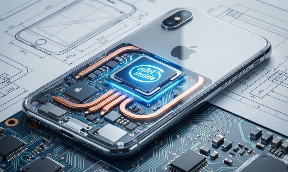 iPhone Intel Inside concept image