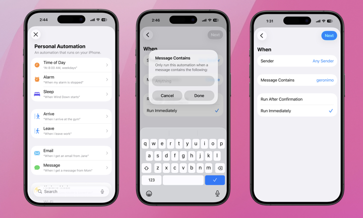 lost iPhone Shortcut 1