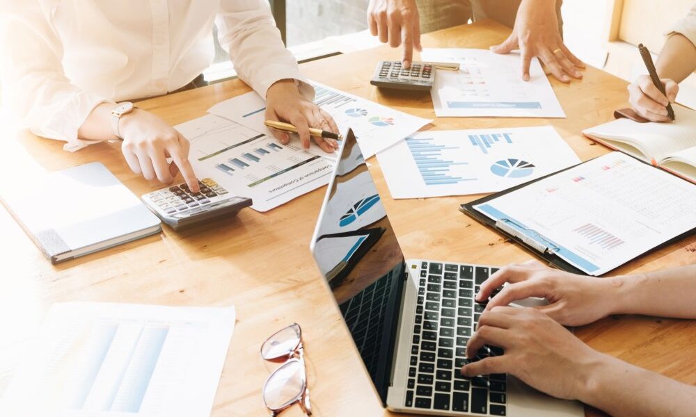 Business,People,Hand,Typing,On,The,Keyboard,In,Office,,Business