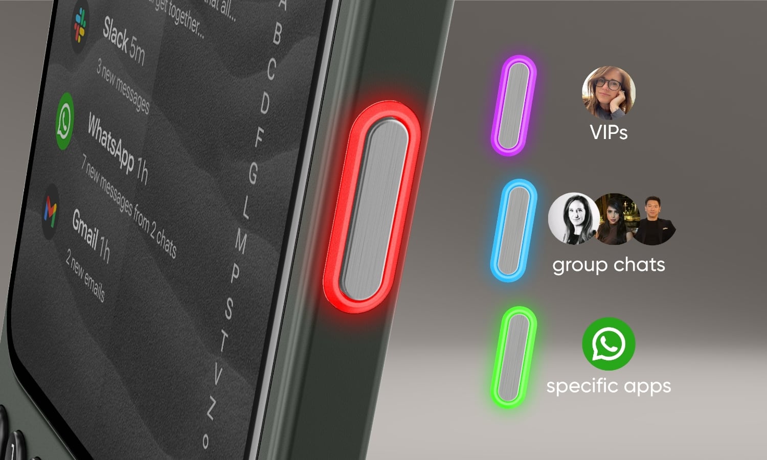 Clicks Communicator Signal light