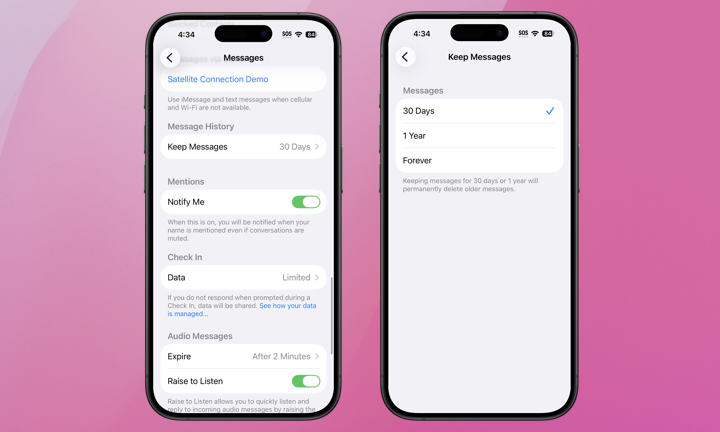 iMessage Message History