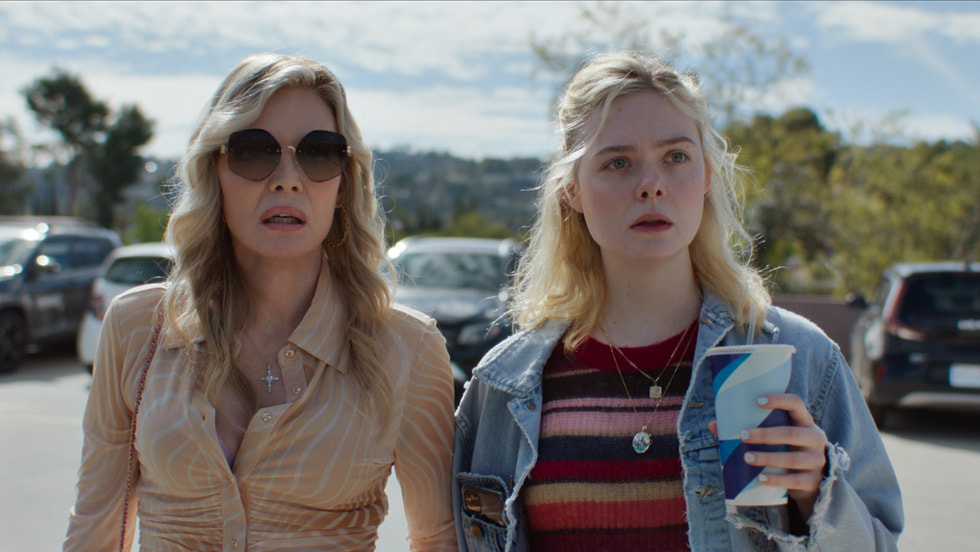 Michelle Pfeiffer and Elle Fanning in Margo's Got Money Troubles on Apple TV.