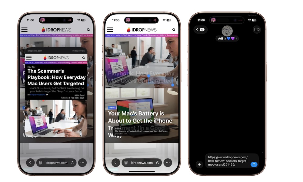 Drag and Drop Items Between Apps on iPhone