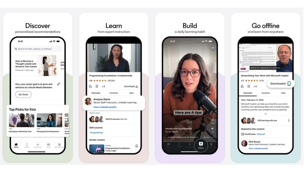 LinkedIn Learning App Store