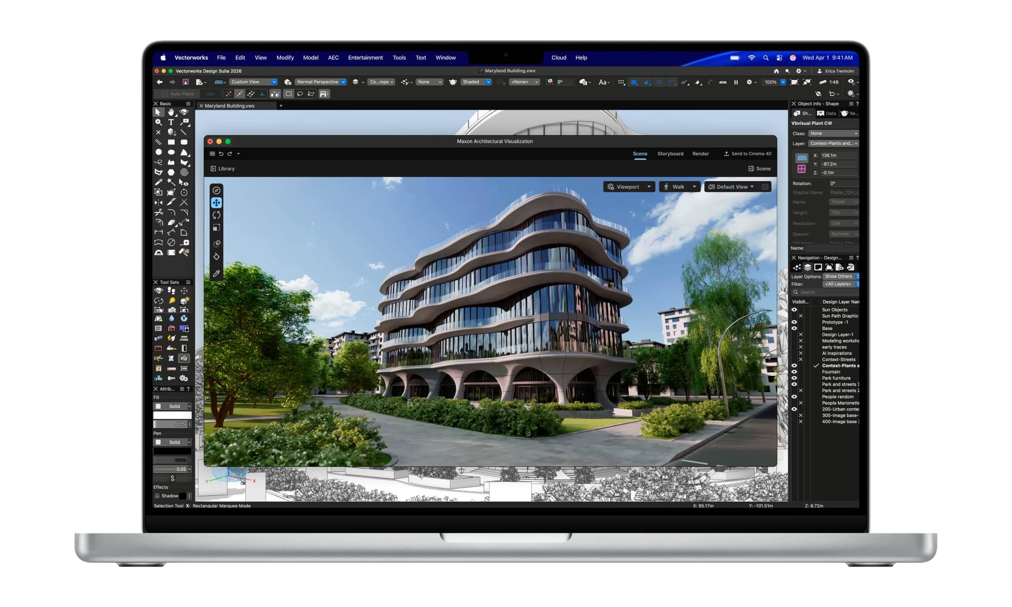 Apple MacBook Pro M5 Pro and M5 Max Vectorworks