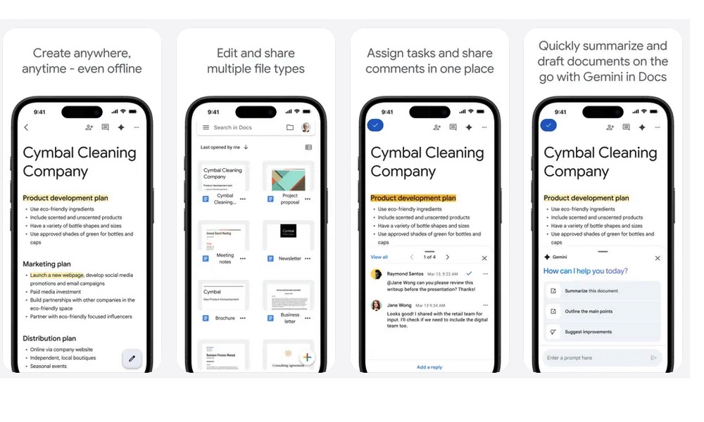 Google Docs App Store