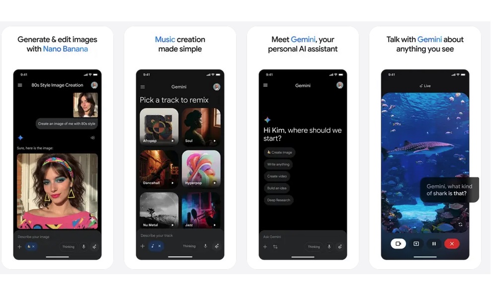 Google Gemini App Store