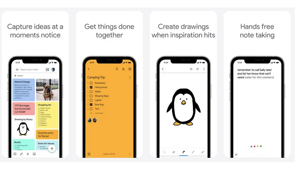 Google Keep App Store